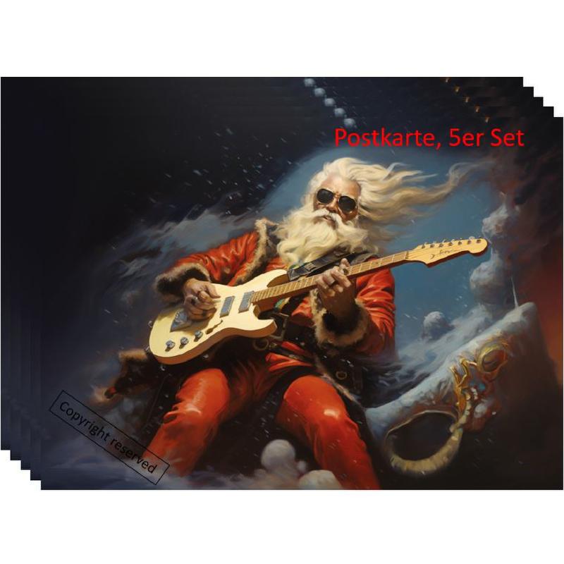 Titelbild für MGS PC0003-5 - Santa Rocks - Postkarte, 5er Set