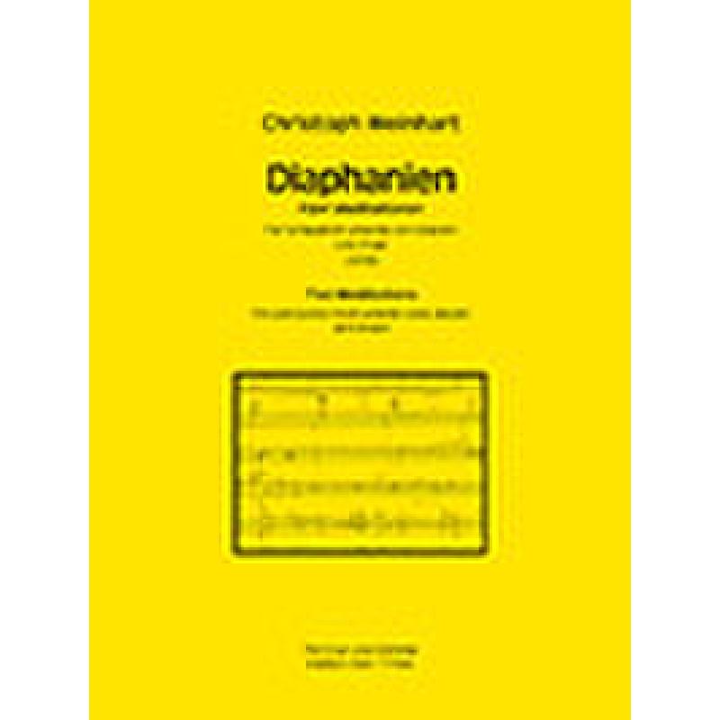 Titelbild für DOHR 17546 - Diaphanien