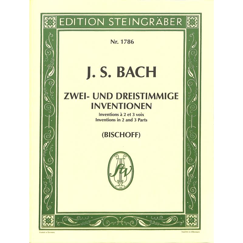 Titelbild für STEIN 1786 - Zwei + dreistimmige Inventionen (Sinfonien)