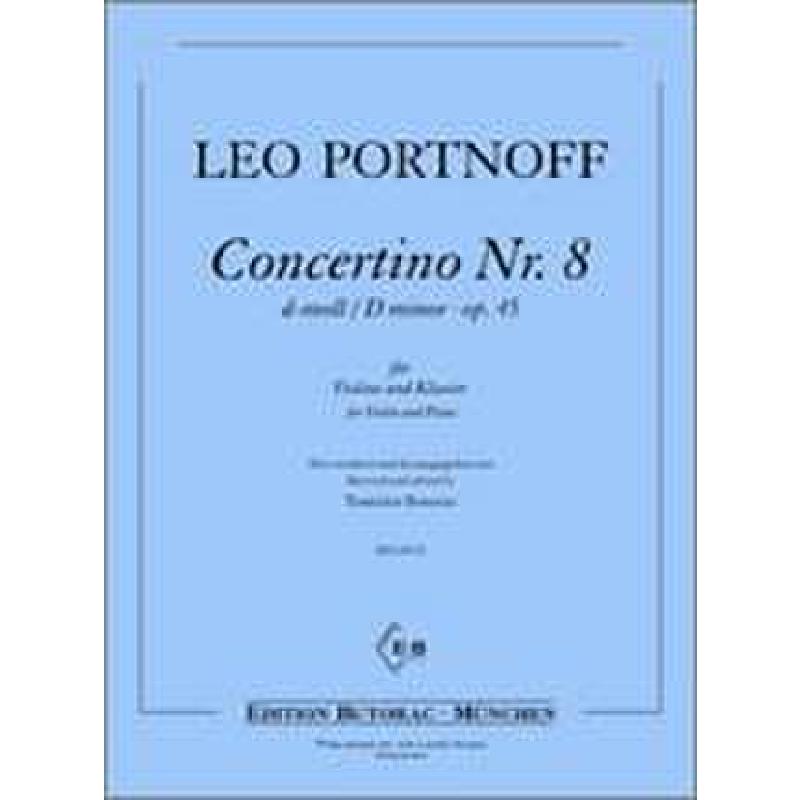 Titelbild für BUTORAC -L104-G - Concertino 8 d-moll op 45