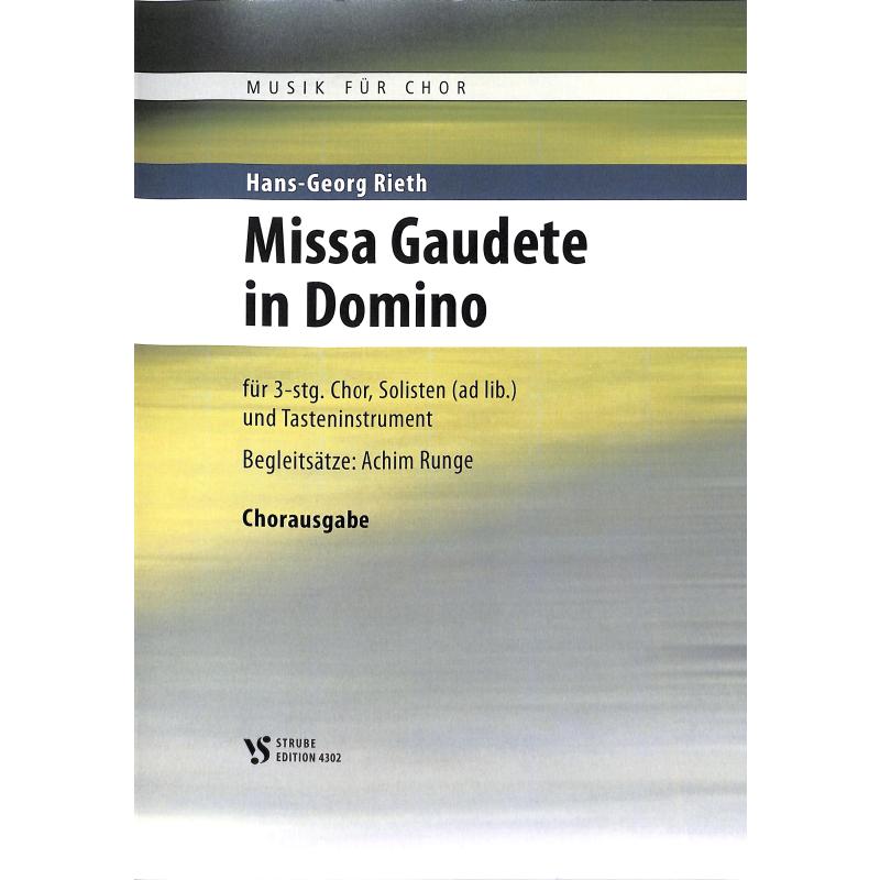 Titelbild für VS 4302 - Missa Gaudete in Domino
