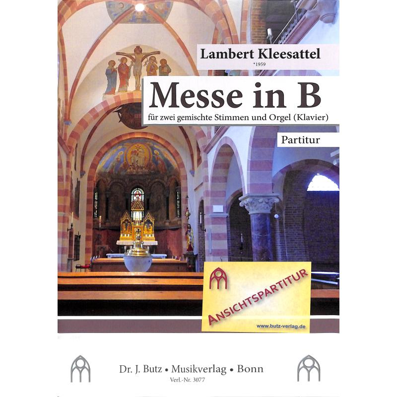 Titelbild für BUTZ 3077-P - Messe in B