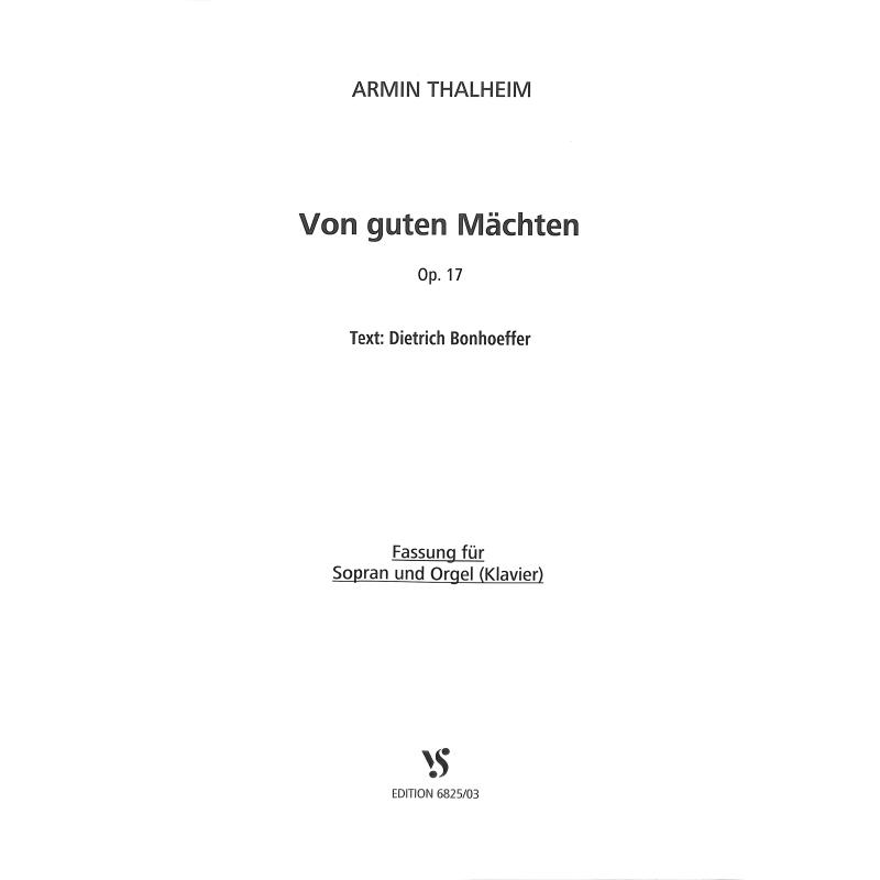 Titelbild für VS 6825-03 - Von guten Mächten wunderbar geborgen