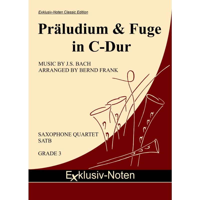 Titelbild für EXKLUSIV -SAX1530 - Präludium + Fuge C-Dur BWV 846