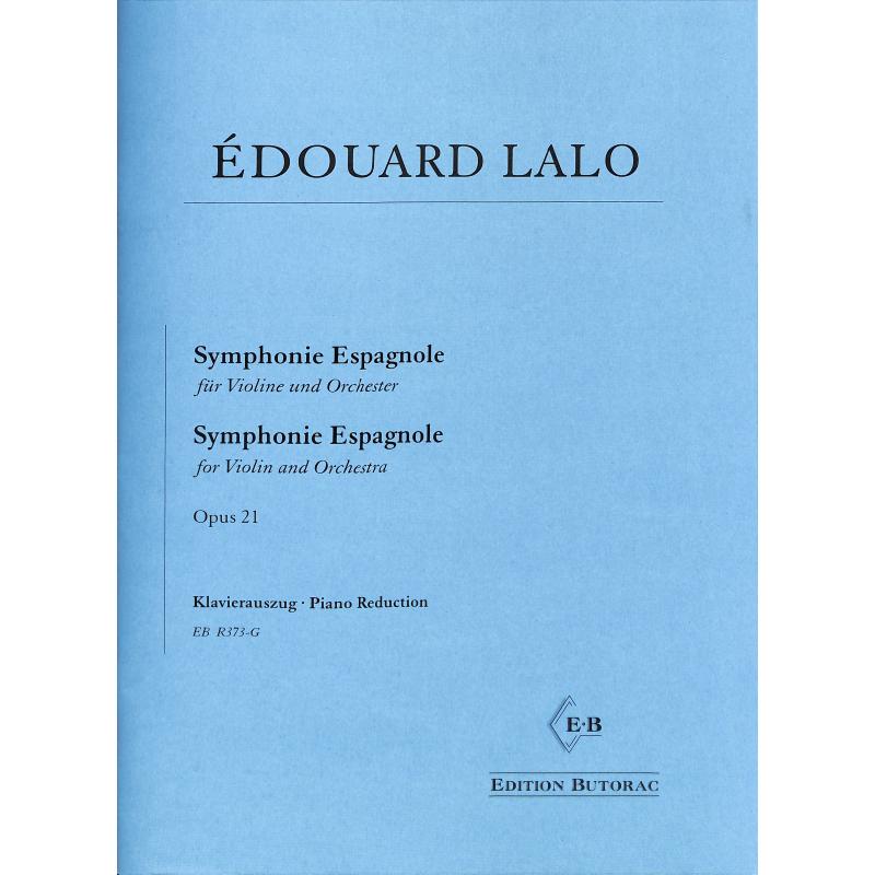 Titelbild für BUTORAC -R373-G - Symphonie espanole op 21