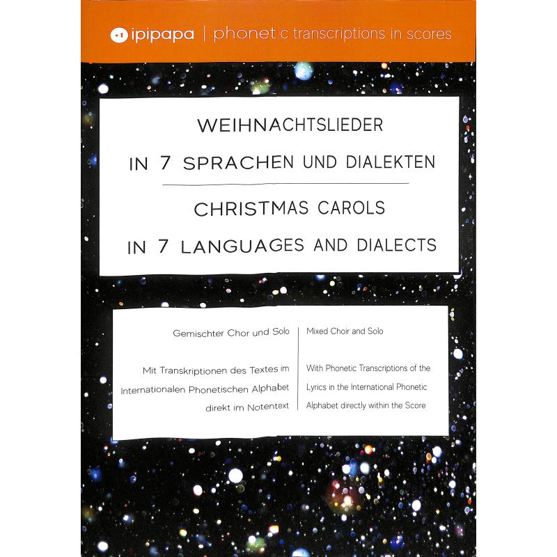Titelbild für 979-0-700448-36-3 - Weihnachtslieder in 7 Sprachen und Dialekten