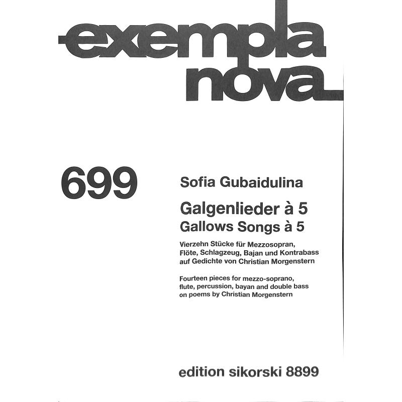 Titelbild für SIK 8899 - Galgenlieder a 5