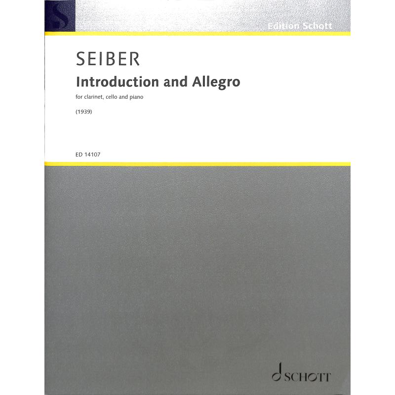 Titelbild für ED 14107 - Introduction + Allegro