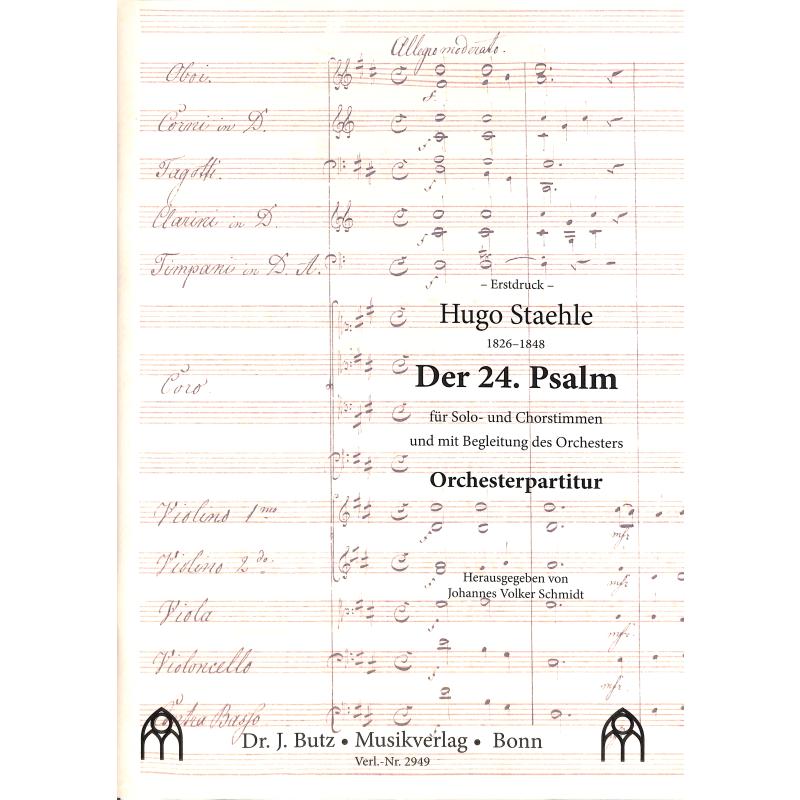 Titelbild für BUTZ 2949-P - Psalm 24