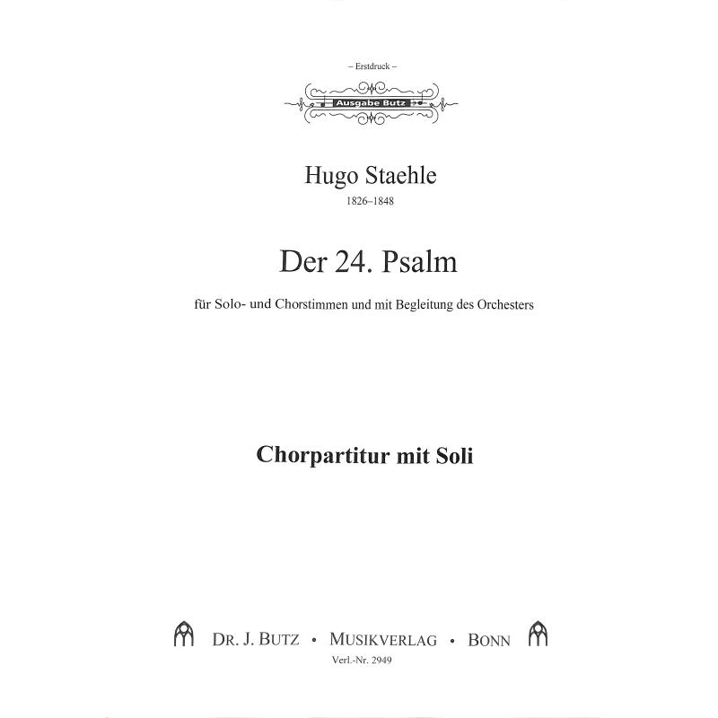 Titelbild für BUTZ 2949-Chp - Psalm 24