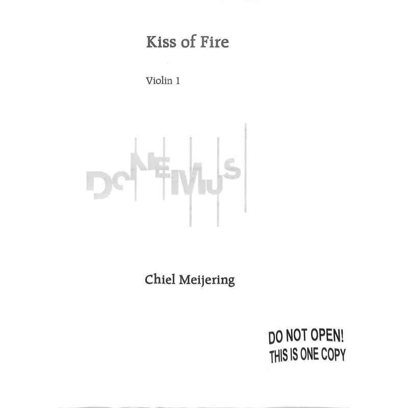 Titelbild für DONEMUS 23243-PA - Kiss of fire