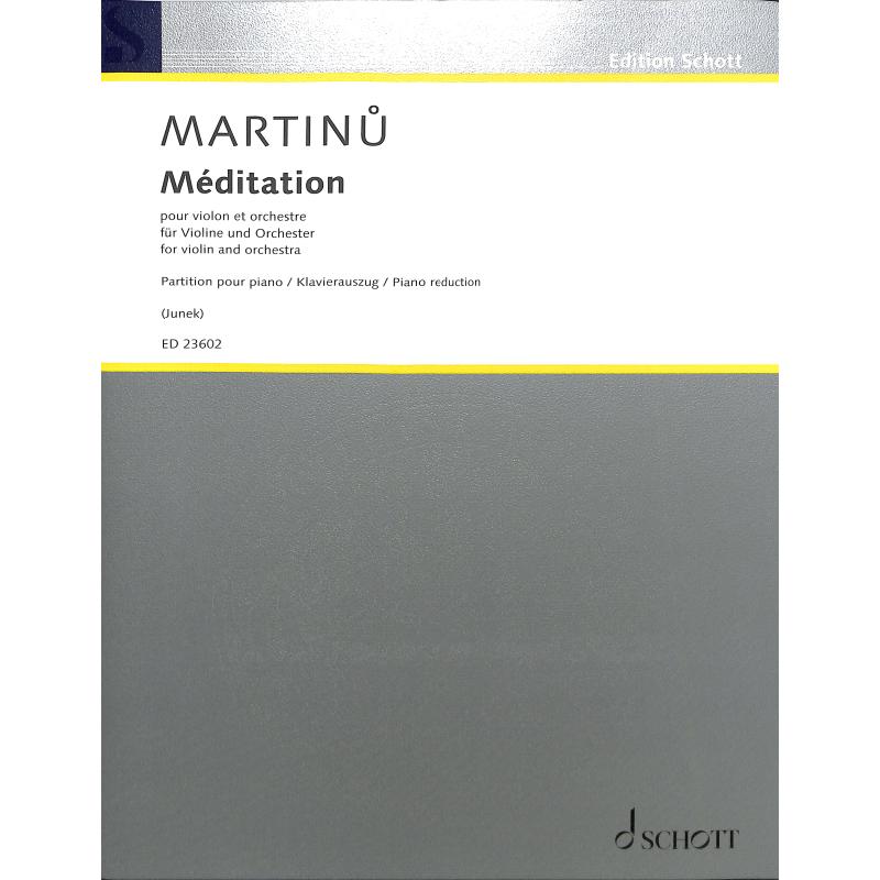 Titelbild für ED 23602 - Meditation