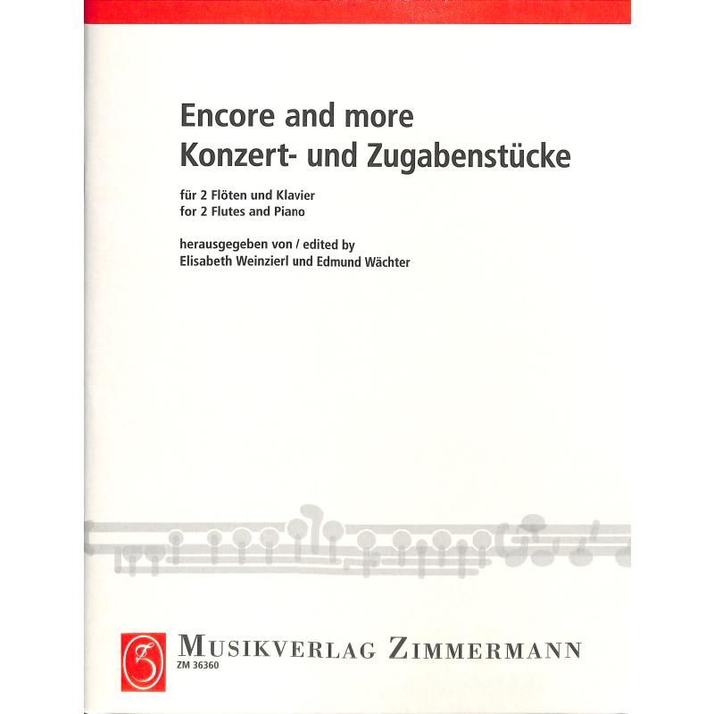 Titelbild für ZM 36360 - Encore and more - Konzert und Zugabenstücke