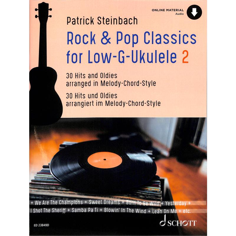 Titelbild für ED 23849D - Rock + Pop Classics for Low G Ukulele 2