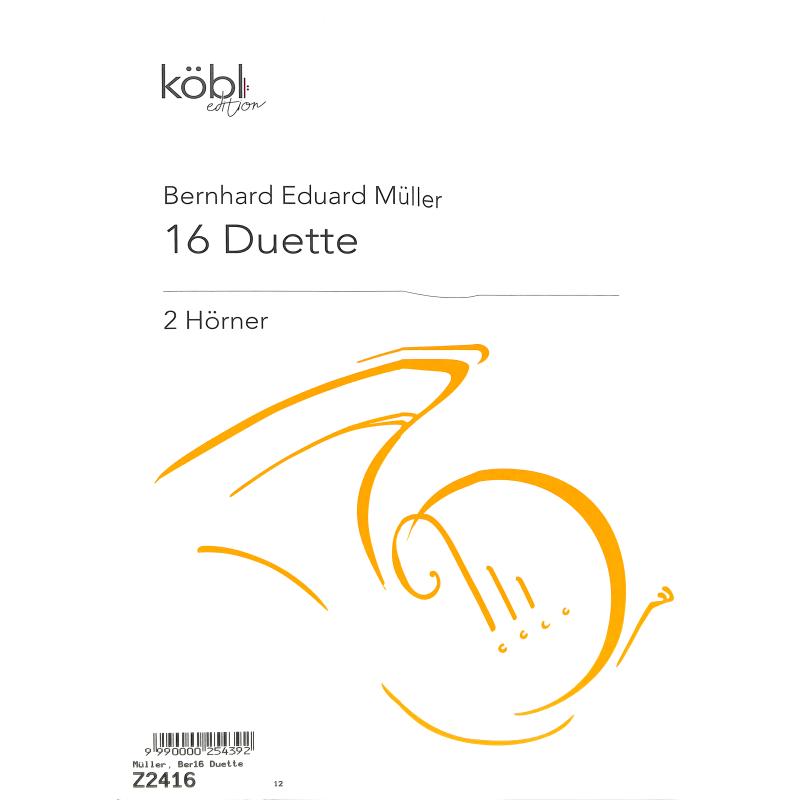 Titelbild für KOEBL -Z2416 - 16 Duette