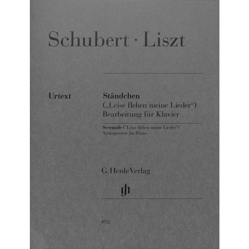 Titelbild für HN 1022 - Ständchen - leise flehen meine Lieder