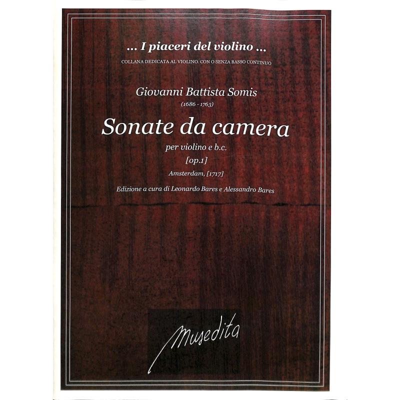 Titelbild für MUSEDITA -SO101 - Sonate de camera op 1