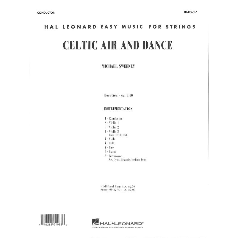 Titelbild für HL 4492737 - Celtic Air + Dance