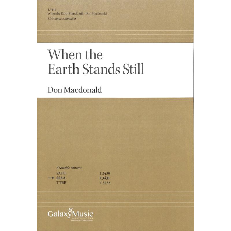 Titelbild für GALAXY 1-3431 - When the earth stands still