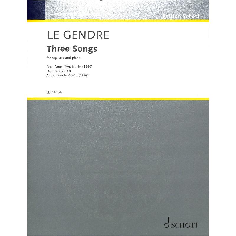 Titelbild für ED 14164 - 3 songs