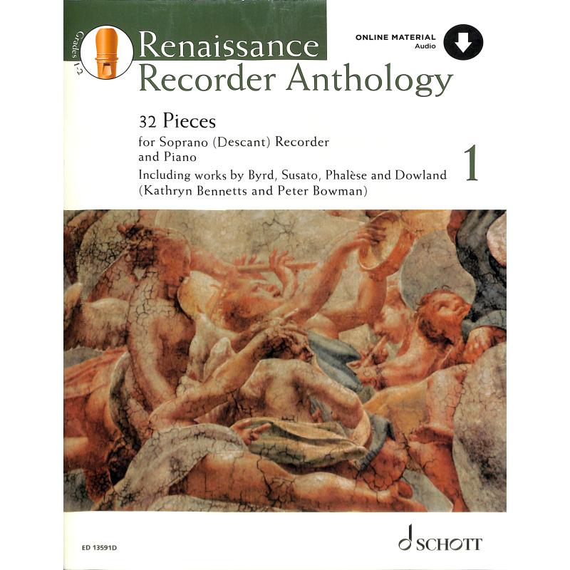 Titelbild für ED 13591D - Renaissance recorder anthology 1