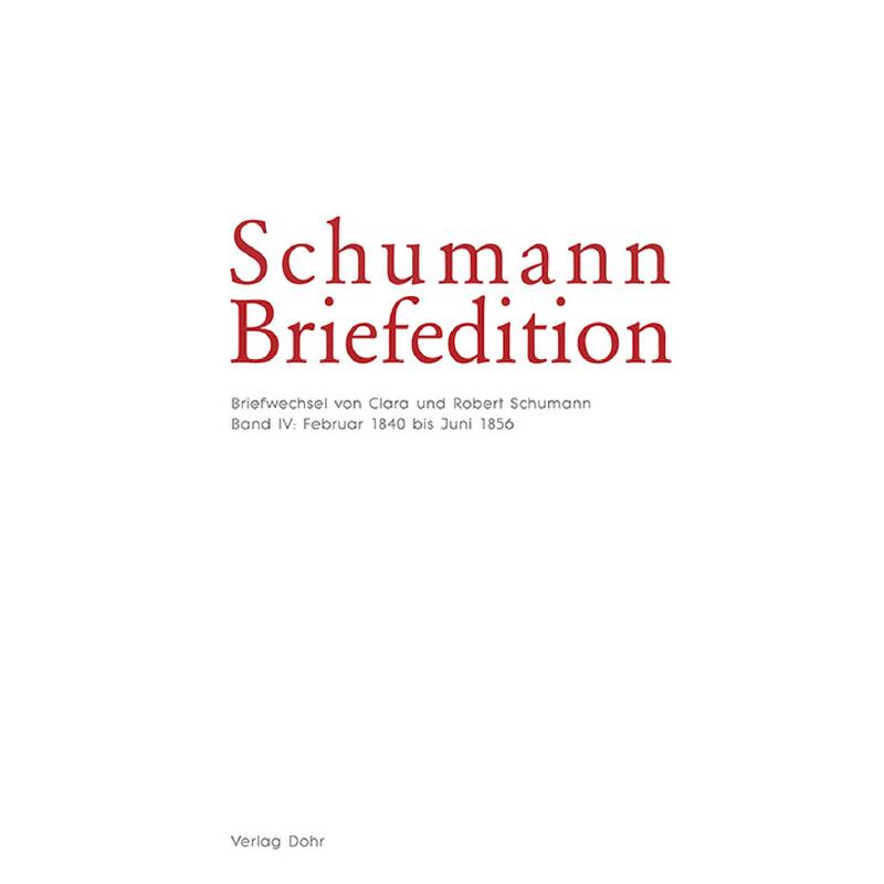 Titelbild für 978-3-86846-048-3 - Briefwechsel von Clara und Robert Schumann 4