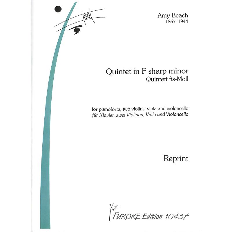 Titelbild für FUE 10437 - Quintett fis-moll op 67
