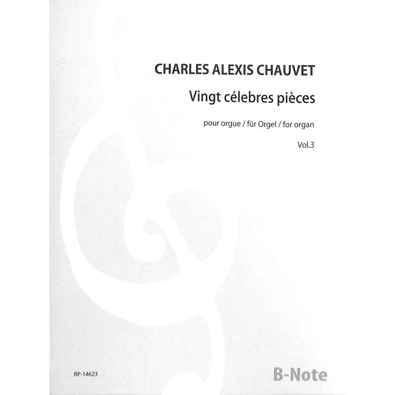 Titelbild für BNOTE -BN14623 - 20 Stücke für Orgel 3