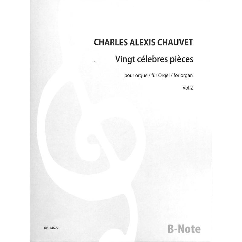 Titelbild für BNOTE -BN14622 - 20 Stücke für Orgel 2