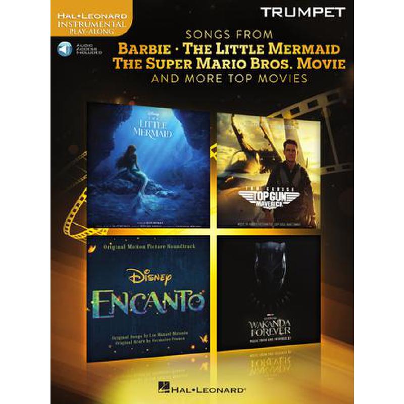 Titelbild für HL 1321936 - Songs from Barbie The little mermaid The super Mario Bros Movie and more top movies