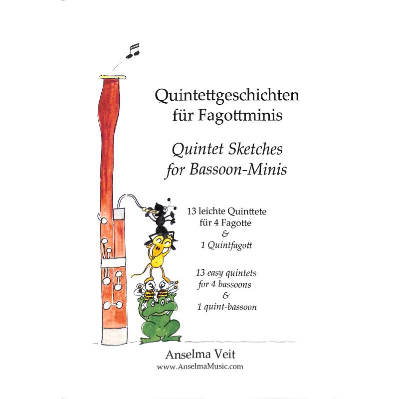 Titelbild für ANSELMA 151 - Quintettgeschichten für Fagottminis