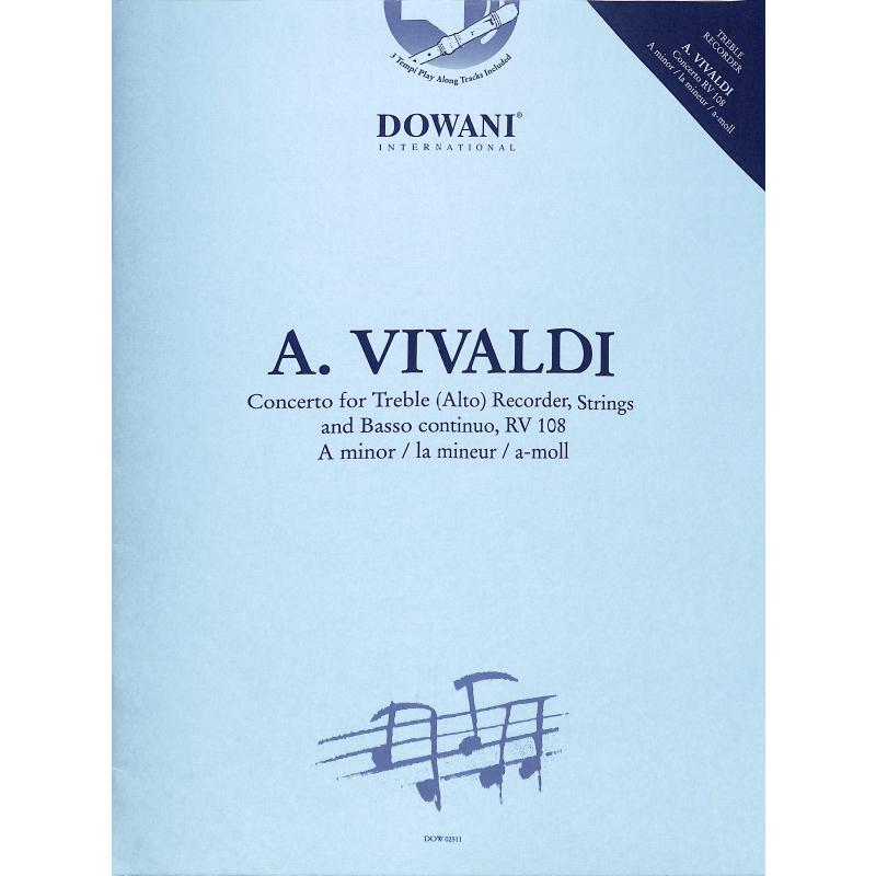 Titelbild für DOWANI 2511-404 - Konzert a-moll RV 108 F 12/11 T 44