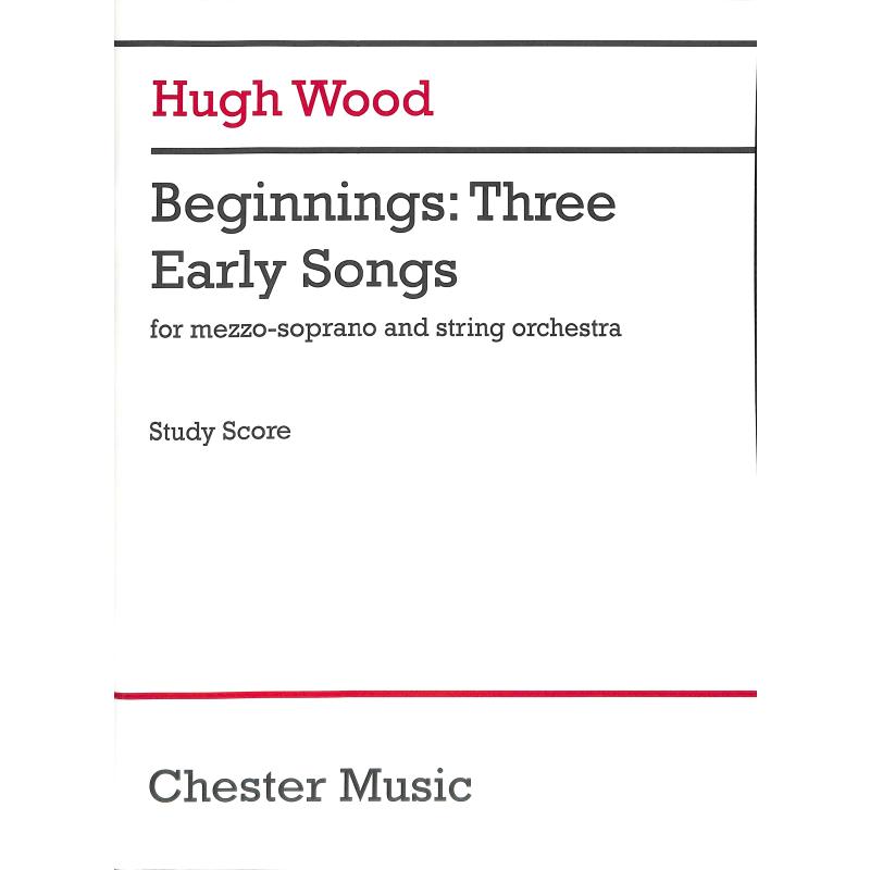 Titelbild für CH 76934 - Beginnings - 3 early songs