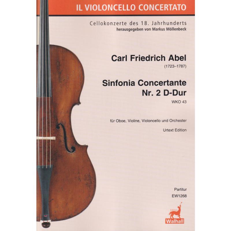 Titelbild für WALHALL 1268 - Sinfonia concertante 2 D-Dur
