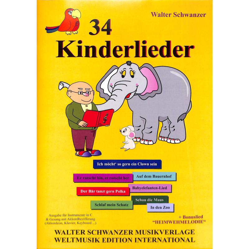 Titelbild für WM 90049 - 34 Kinderlieder