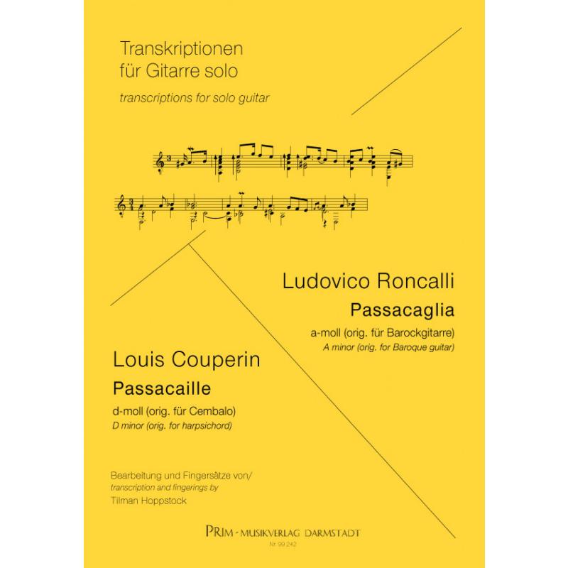 Titelbild für PRIM 99242 - Passacaglia | Passacaille