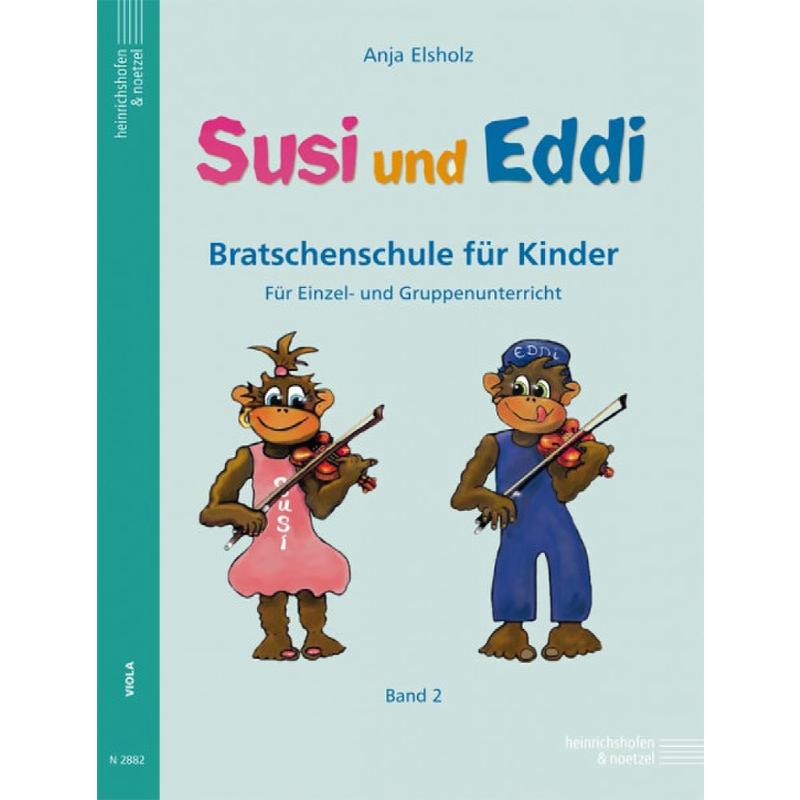 Titelbild für N 2882 - Susi + Eddi 2 - Bratschenschule für Kinder
