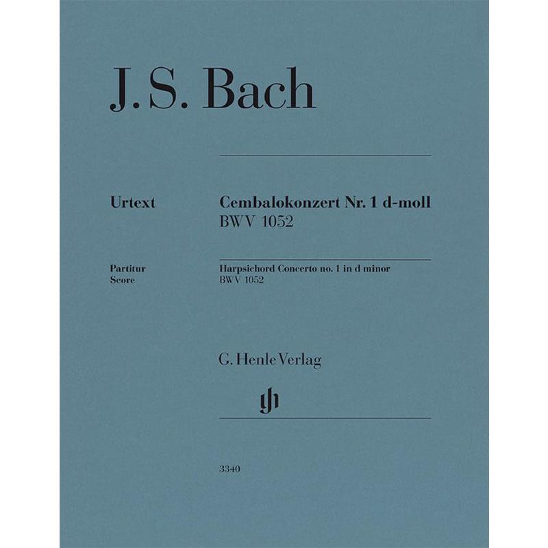 Titelbild für HN 3340 - Konzert 1 d-moll BWV 1052