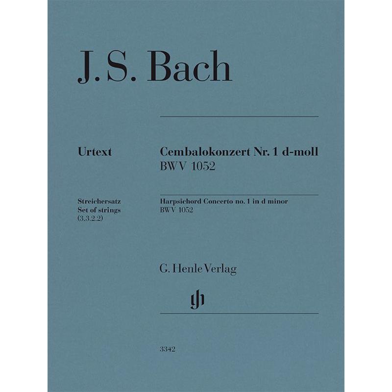 Titelbild für HN 3342 - Konzert 1 d-moll BWV 1052