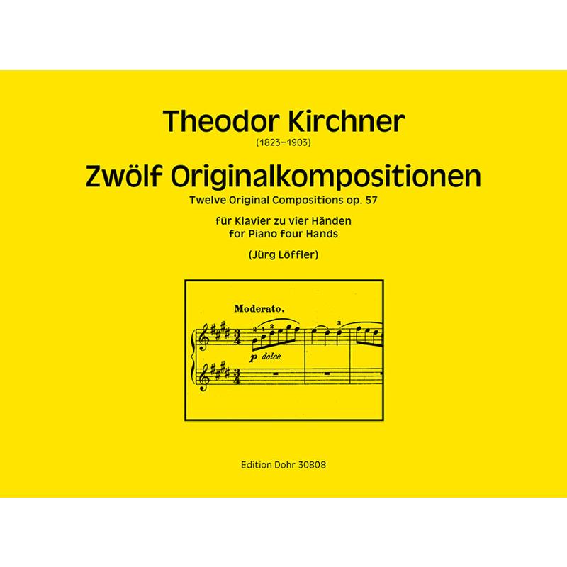 Titelbild für DOHR 30808 - 12 Originalkompositionen op 57