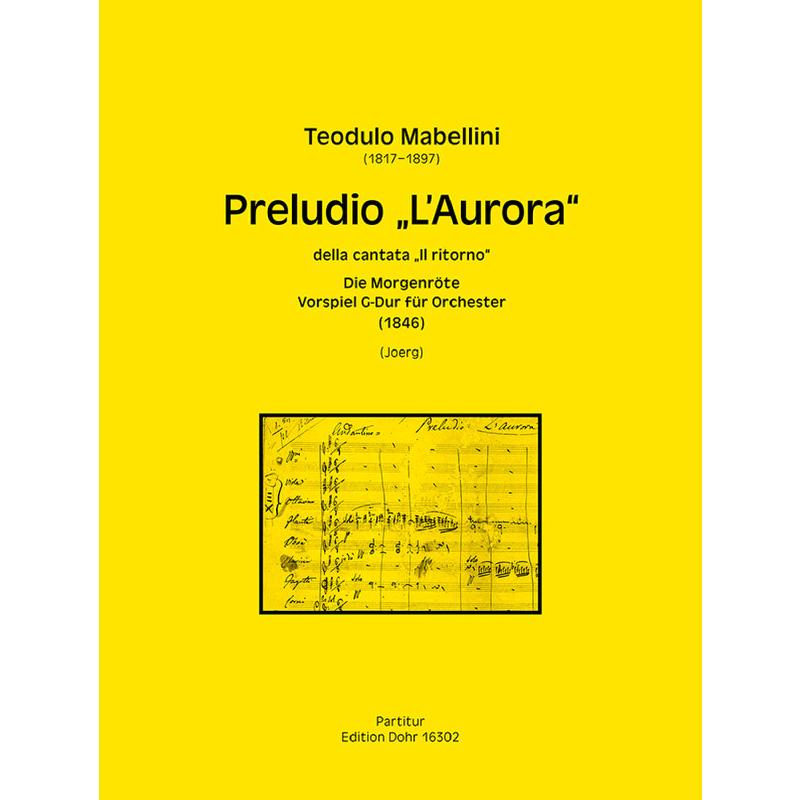 Titelbild für DOHR 16302 - Preludio L'Aurora