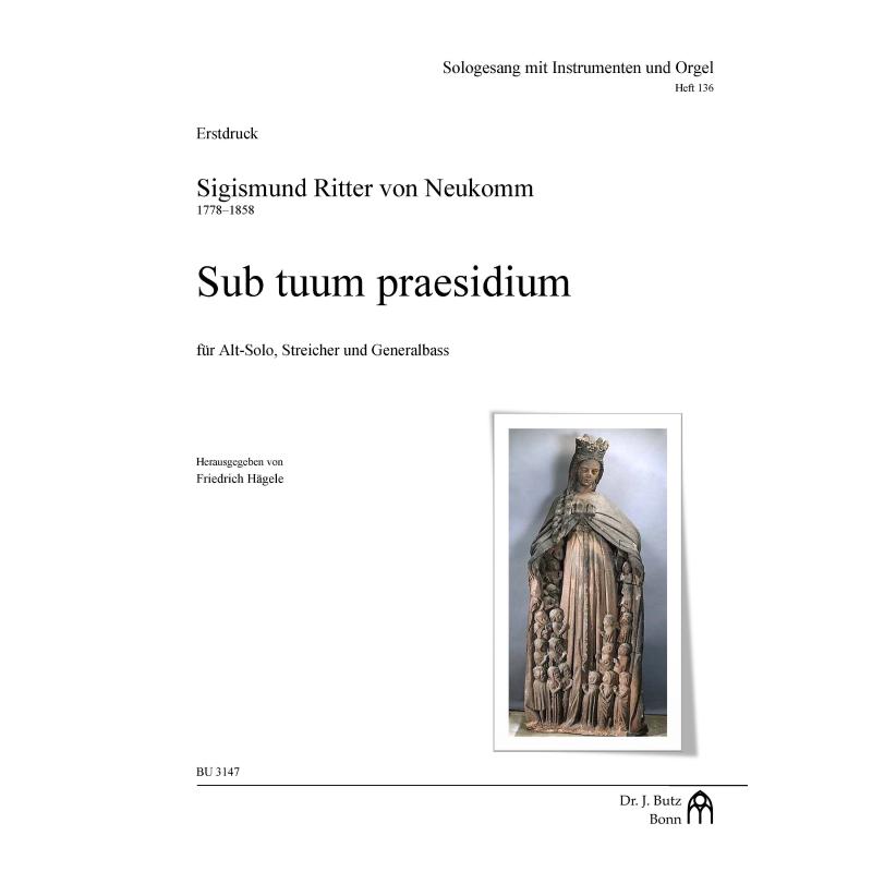 Titelbild für BUTZ 3147 - Sub tuum praesidium