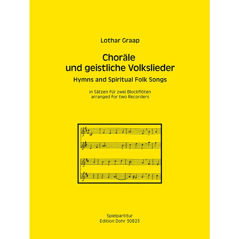 Titelbild für DOHR 30823 - Choräle + geistliche Volkslieder