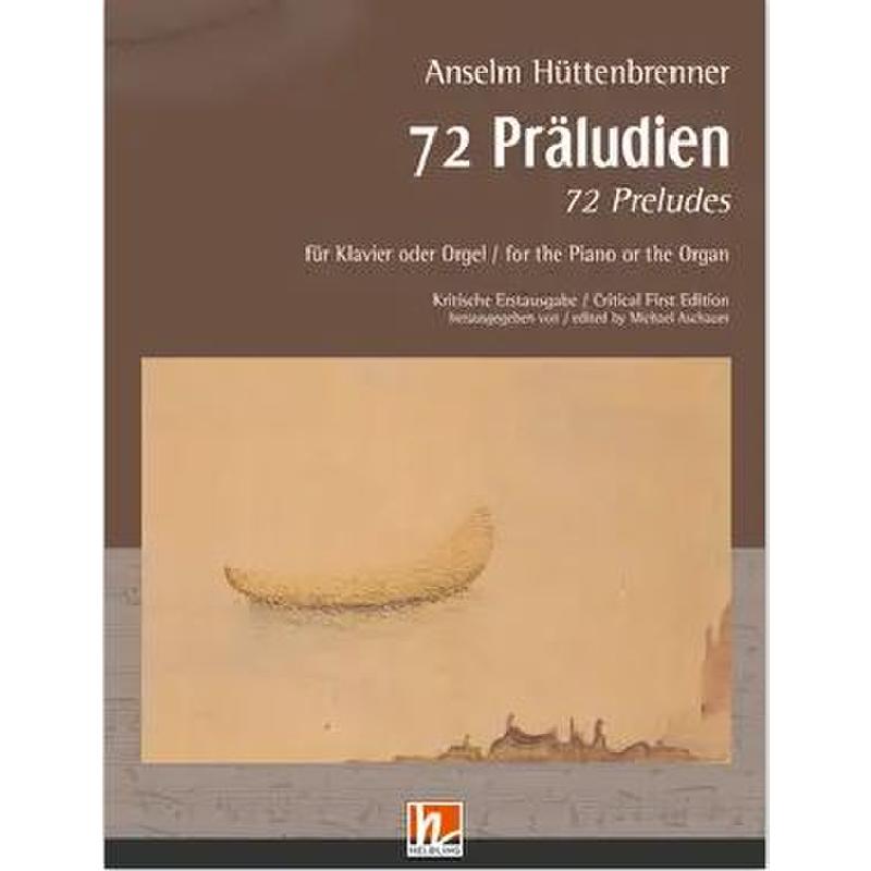 Titelbild für HELBL -W8851 - 72 Präludien