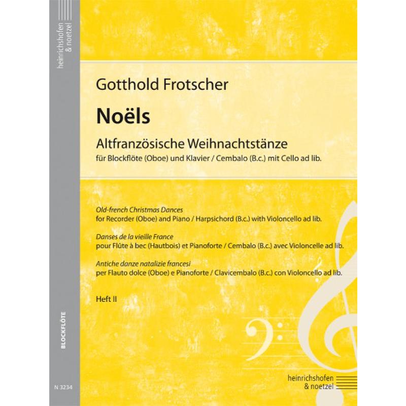 Titelbild für N 3234 - Noels - Altfranzösische Weihnachtstänze 2