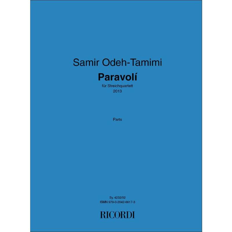 Titelbild für SY 4232-02 - Paravoli