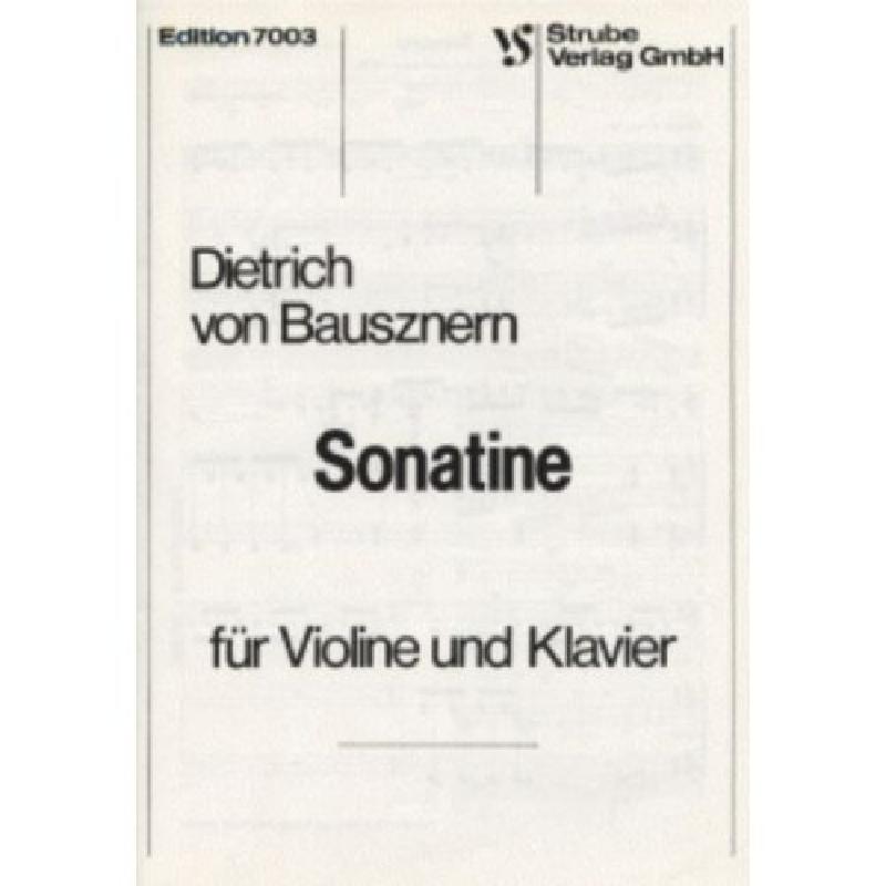 Titelbild für VS 7003 - Sonatine