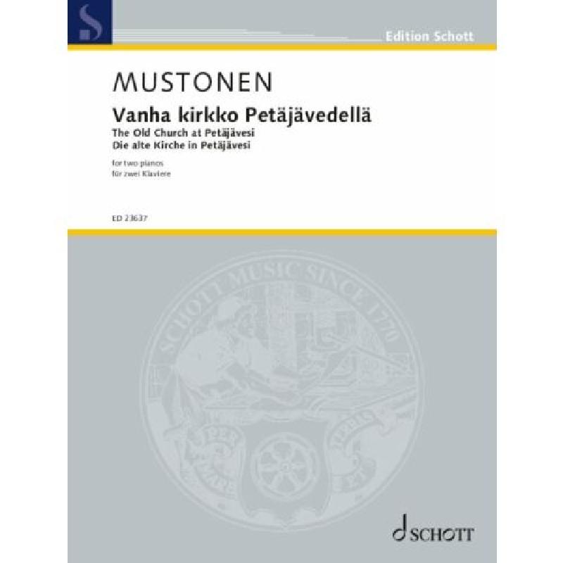 Titelbild für ED 23637 - Vanha kirkko Petäjävedellä | Die alte Kirche in Petäjavesi