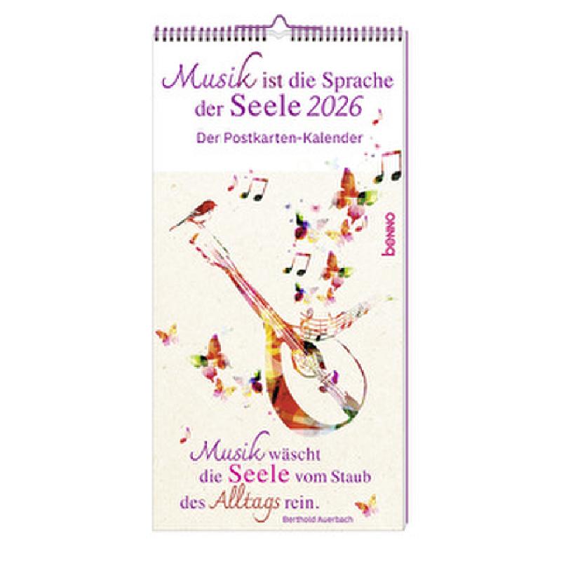 Titelbild für 978-3-7462-6732-6 - Musik ist die Sprache der Seele 2026 | Kalender