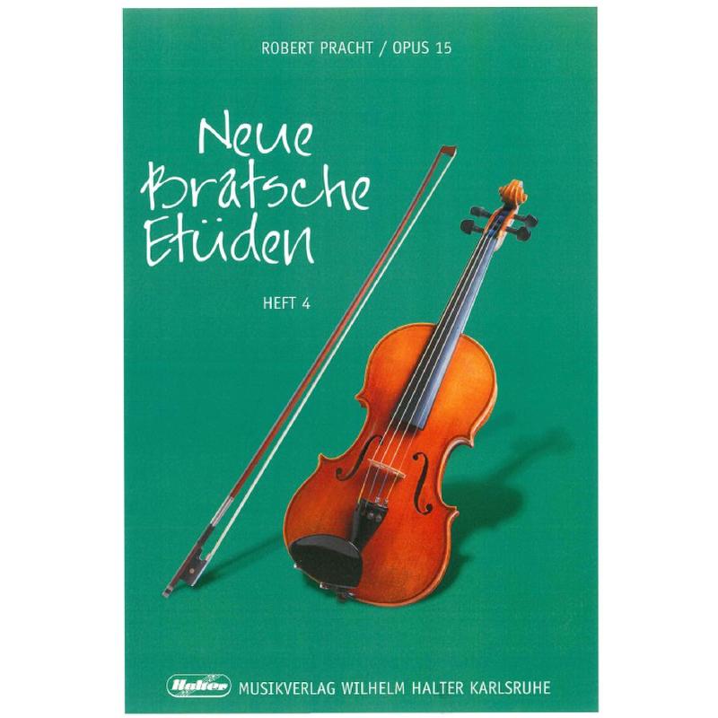 Titelbild für HAL 3831 - Neue Etüden 4 op 15